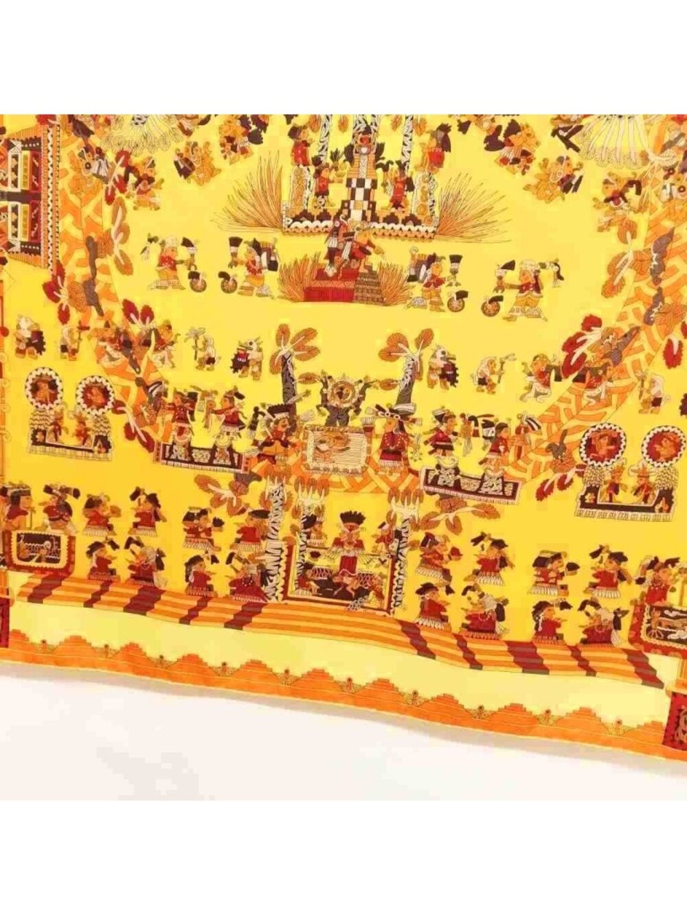 Hermes Astres Et Soleils Celestial Bodies and the Sun Carre 90 Large Scarf - Picture 3 of 9